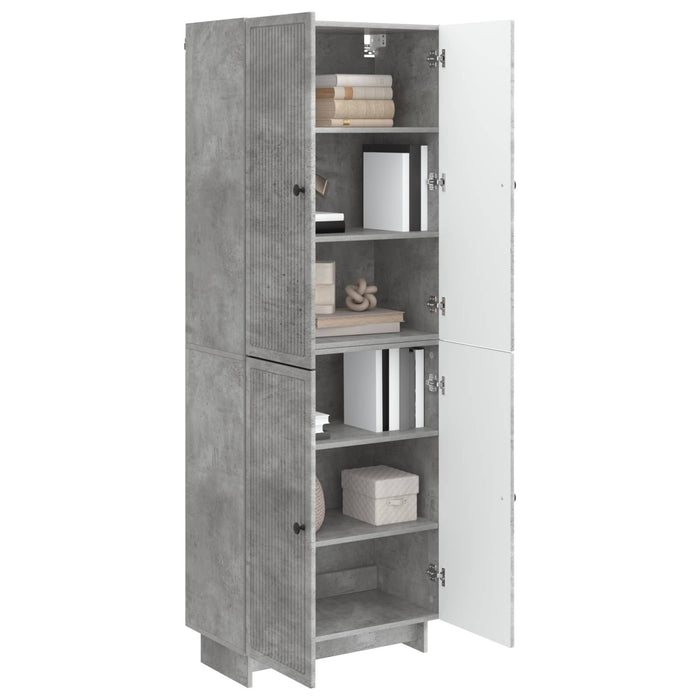 Set de Dulapuri 2 pcs Gri Beton 66 x 34,5 x 90 cm WALTI
