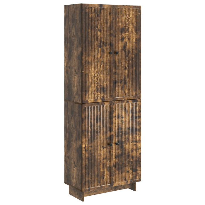 Set de Dulapuri 2 pcs Stejar fumuriu 66 x 34,5 x 90 cm WALTI