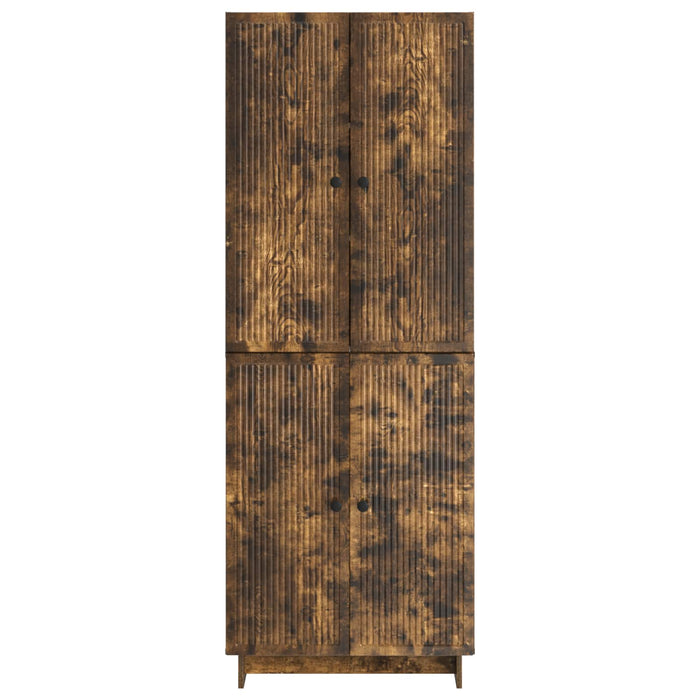 Set de Dulapuri 2 pcs Stejar fumuriu 66 x 34,5 x 90 cm WALTI