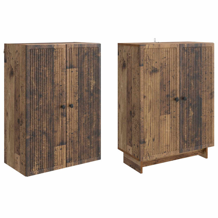 Set de Dulapuri 2 pcs Lemn vechi 66 x 34,5 x 90 cm WALTI