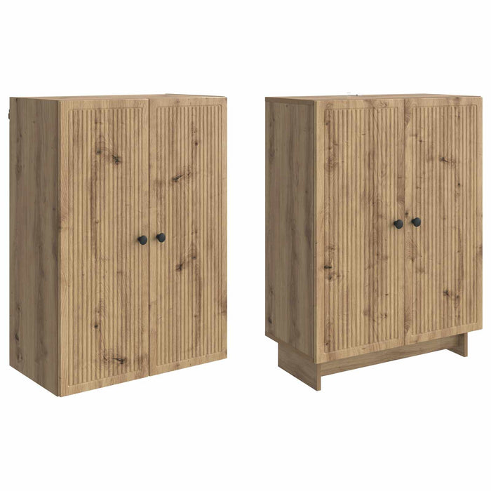 Set de Dulapuri 2 pcs Stejar Artizanal 66 x 34,5 x 90 cm WALTI