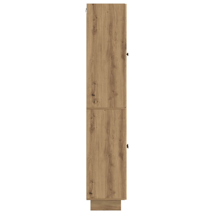 Set de Dulapuri 2 pcs Stejar Artizanal 66 x 34,5 x 90 cm WALTI