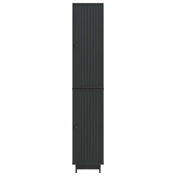 Set de Dulapuri 2 pcs Negru 34,5 x 33 x 90 cm Lemn prelucrat WALTI