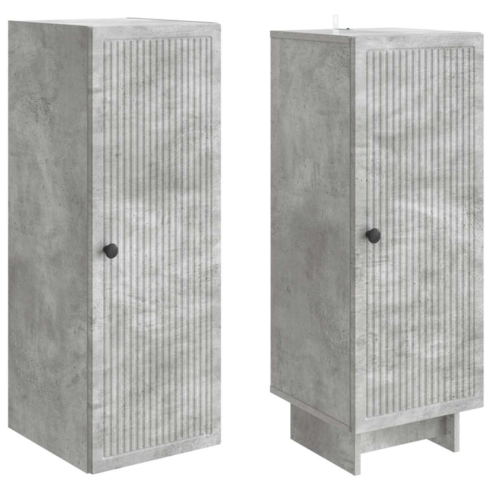 Set de Dulapuri 2 pcs Gri Beton 34,5 x 33 x 90 cm WALTI