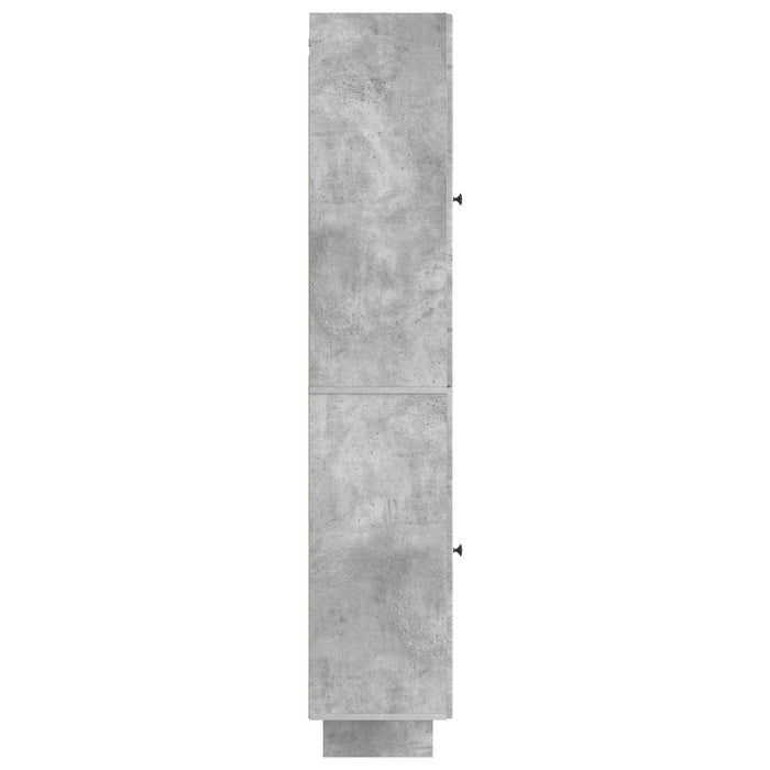 Set de Dulapuri 2 pcs Gri Beton 34,5 x 33 x 90 cm WALTI