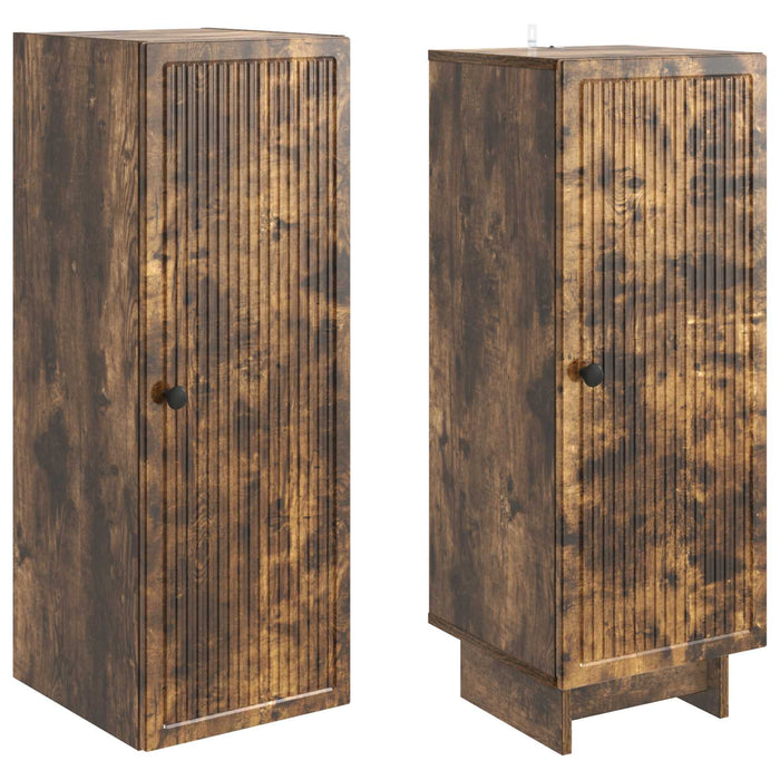 Set de Dulapuri 2 pcs Stejar fumuriu 34,5 x 33 x 90 cm WALTI