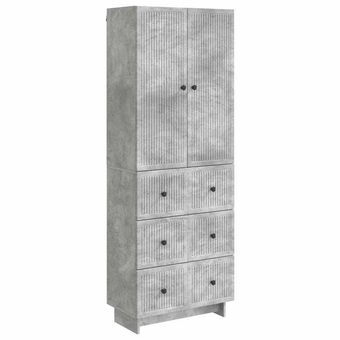 Set de Dulapuri 2 pcs Gri Beton 66 x 34,5 x 90 cm WALTI