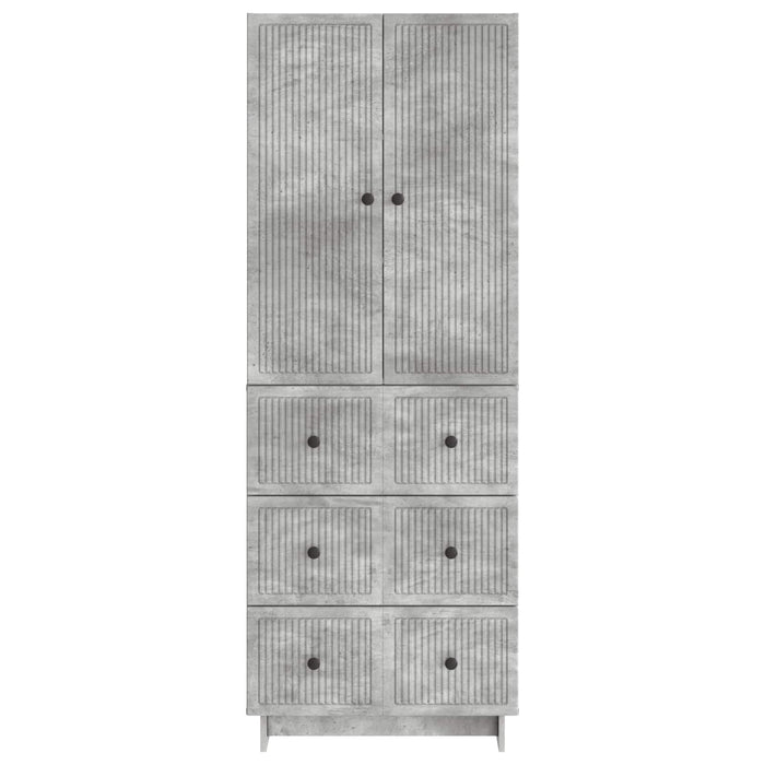 Set de Dulapuri 2 pcs Gri Beton 66 x 34,5 x 90 cm WALTI