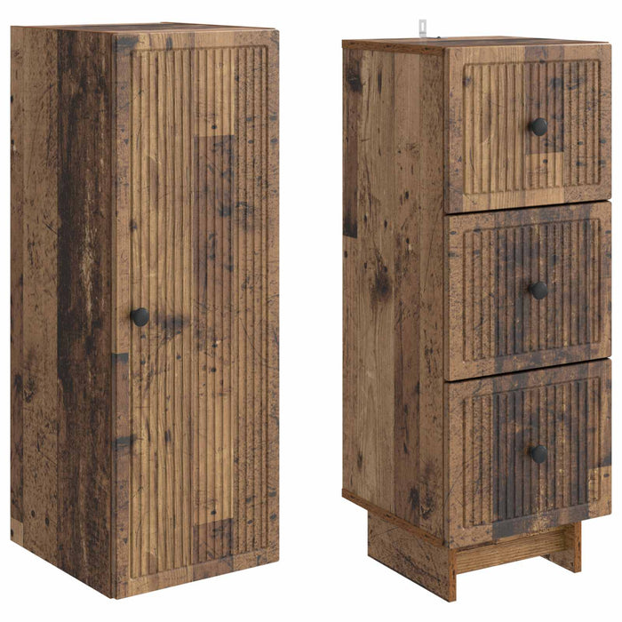 Set de Dulapuri 2 pcs Lemn vechi 33 x 34,5 x 90 cm WALTI