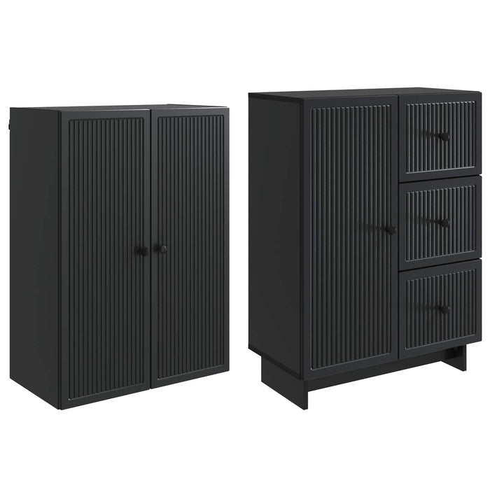 Set de Dulapuri 2 pcs 66 x 34,5 x 90 cm Lemn prelucrat WALTI