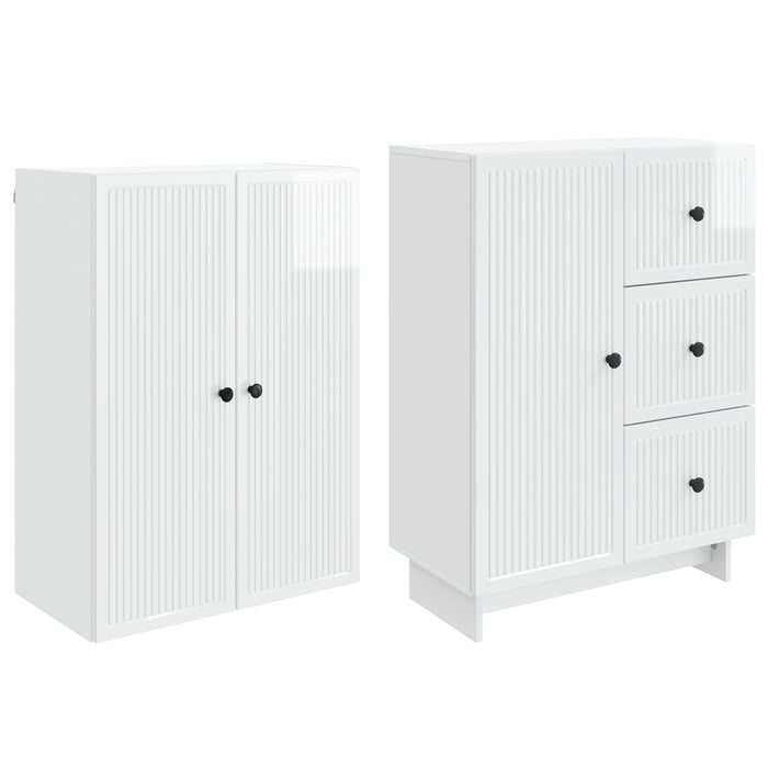 Set de Dulapuri 2 pcs 66 x 34,5 x 90 cm Lemn prelucrat WALTI