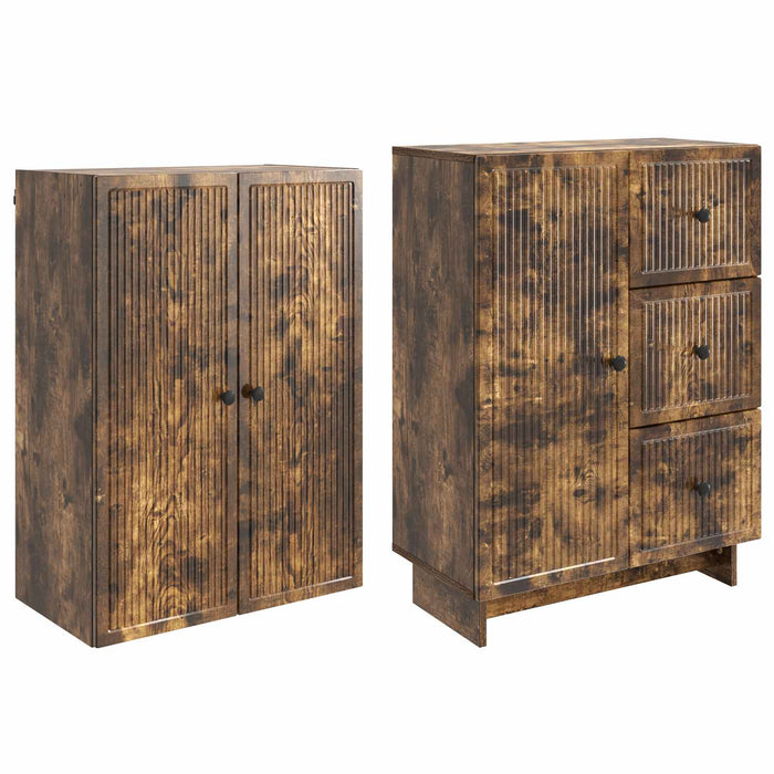 Set de Dulapuri 2 pcs 66 x 34,5 x 90 cm Lemn prelucrat WALTI