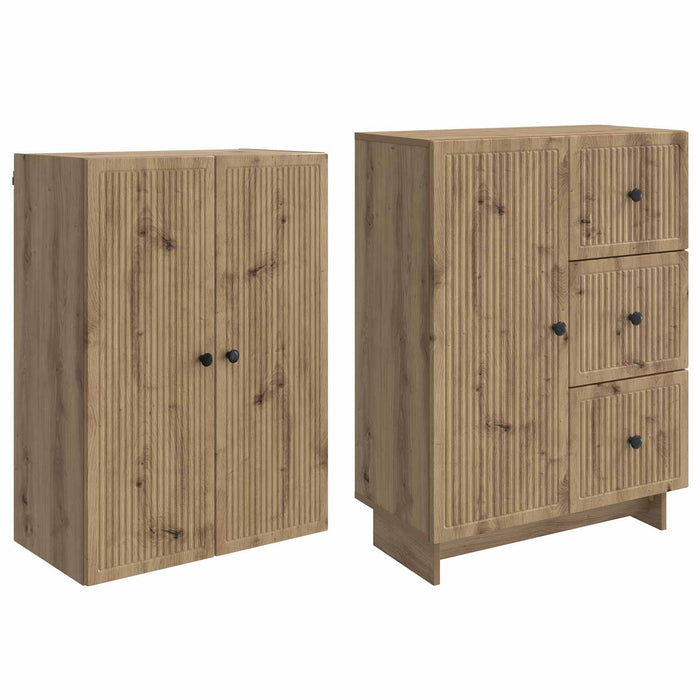 Set de Dulapuri 2 pcs 66 x 34,5 x 90 cm Lemn prelucrat WALTI