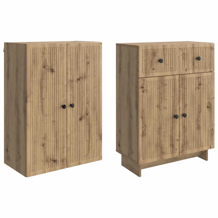 Set de Dulapuri 2 pcs 66 x 34,5 x 90 cm Lemn prelucrat WALTI