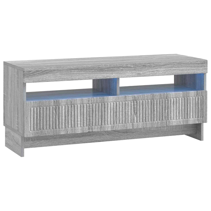 Dulap TV LED cu 5 piese Sonoma gri Lemn prelucrat WALTI