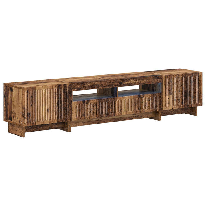Dulap TV LED cu 5 piese Lemn vechi Lemn prelucrat WALTI
