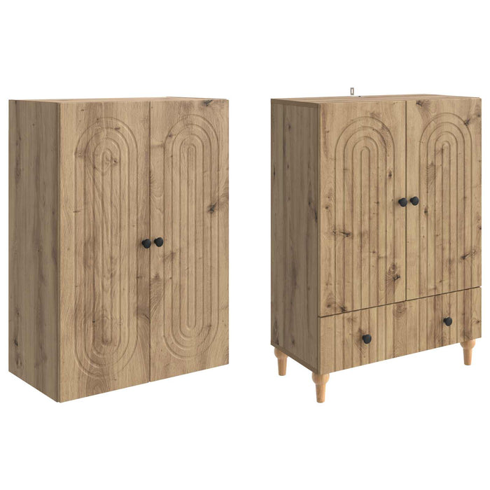 Set de Dulapuri 2 pcs 66 x 34,5 x 95 cm Lemn prelucrat WALTI