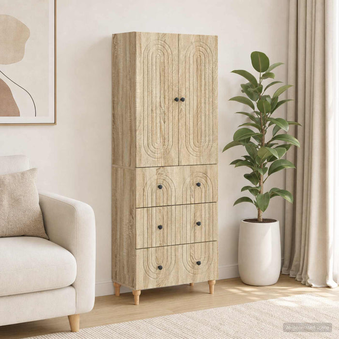 Set de Dulapuri 2 pcs 66 x 34,5 x 90 cm Lemn prelucrat - WALTI WALTI