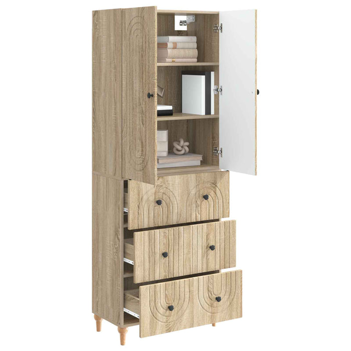 Set de Dulapuri 2 pcs 66 x 34,5 x 90 cm Lemn prelucrat WALTI