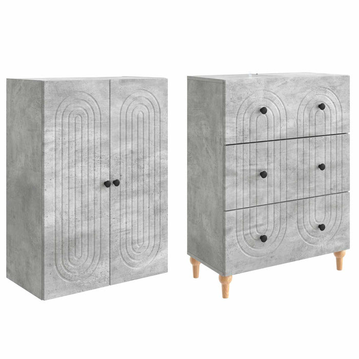 Set de Dulapuri 2 pcs 66 x 34,5 x 90 cm Lemn prelucrat WALTI