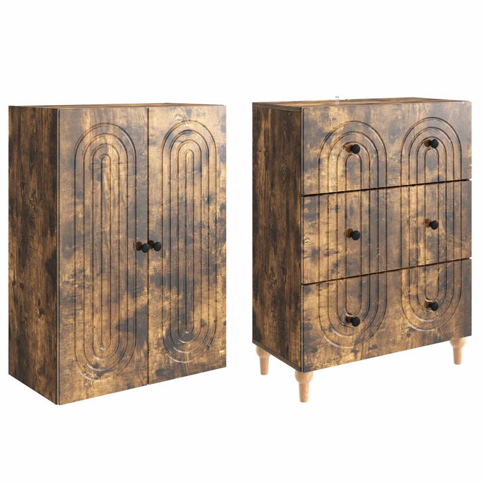 Set de Dulapuri 2 pcs 66 x 34,5 x 90 cm Lemn prelucrat WALTI