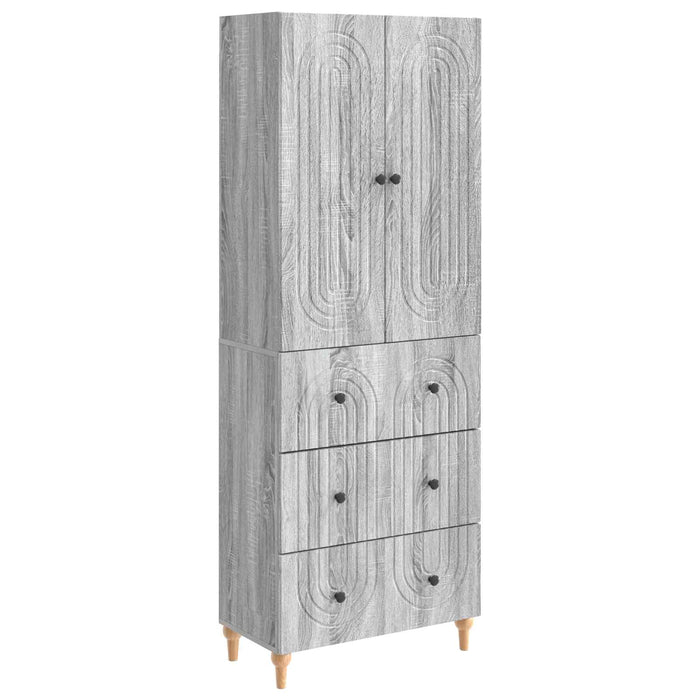 Set de Dulapuri 2 pcs Sonoma gri 66 x 34,5 x 90 cm WALTI