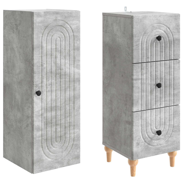 Set de Dulapuri 2 pcs 33 x 34,5 x 90 cm Lemn prelucrat WALTI
