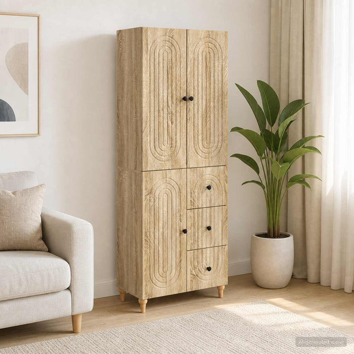 Set de Dulapuri 2 pcs 66 x 34,5 x 90 cm Lemn prelucrat - WALTI WALTI