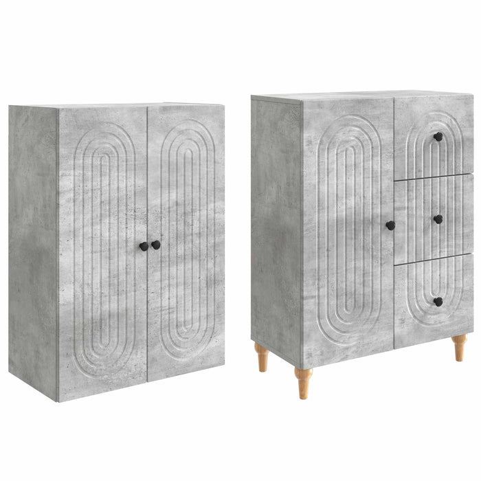 Set de Dulapuri 2 pcs 66 x 34,5 x 90 cm Lemn prelucrat WALTI