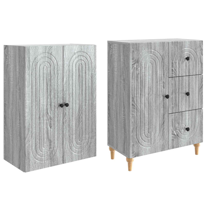 Set de Dulapuri 2 pcs 66 x 34,5 x 90 cm Lemn prelucrat WALTI