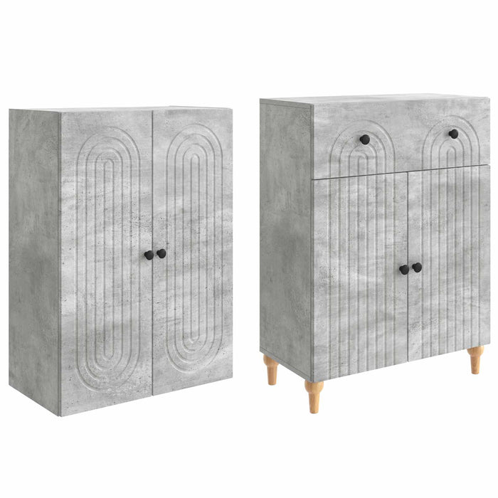 Set de Dulapuri 2 pcs 66 x 34,5 x 90 cm Lemn prelucrat WALTI