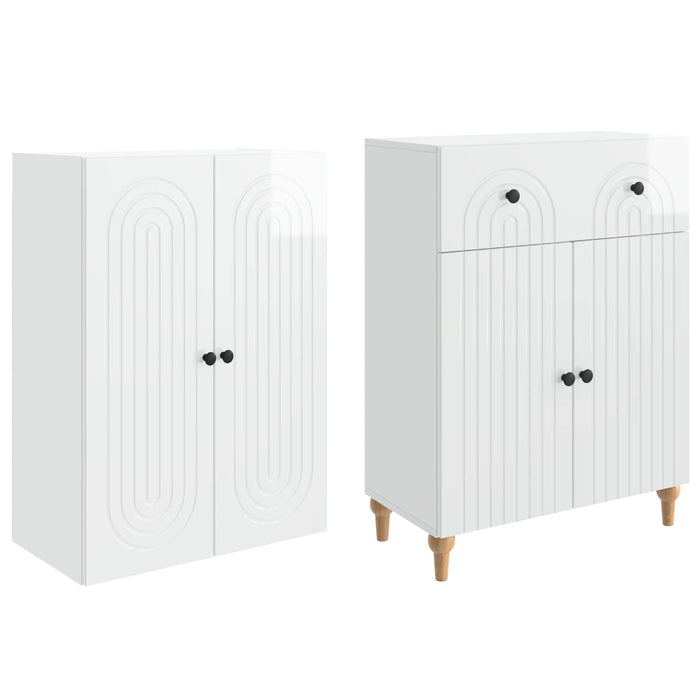 Set de Dulapuri 2 pcs 66 x 34,5 x 90 cm Lemn prelucrat WALTI