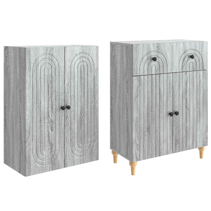 Set de Dulapuri 2 pcs 66 x 34,5 x 90 cm Lemn prelucrat WALTI