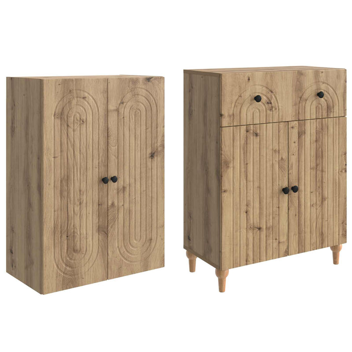 Set de Dulapuri 2 pcs 66 x 34,5 x 90 cm Lemn prelucrat WALTI