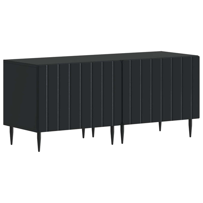 Dulap TV LED cu 5 piese Negru Lemn prelucrat WALTI