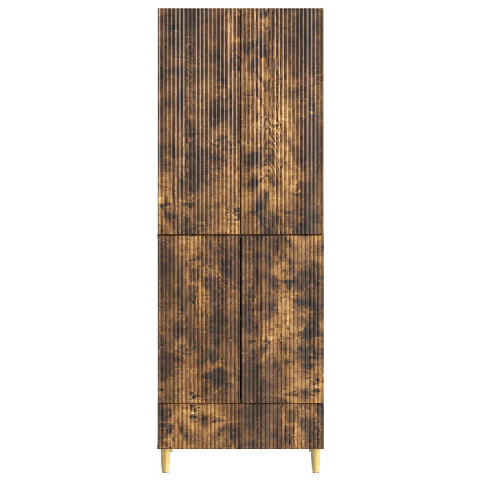 Set de Dulapuri 2 pcs Stejar fumuriu 66 x 34,5 x 95 cm WALTI