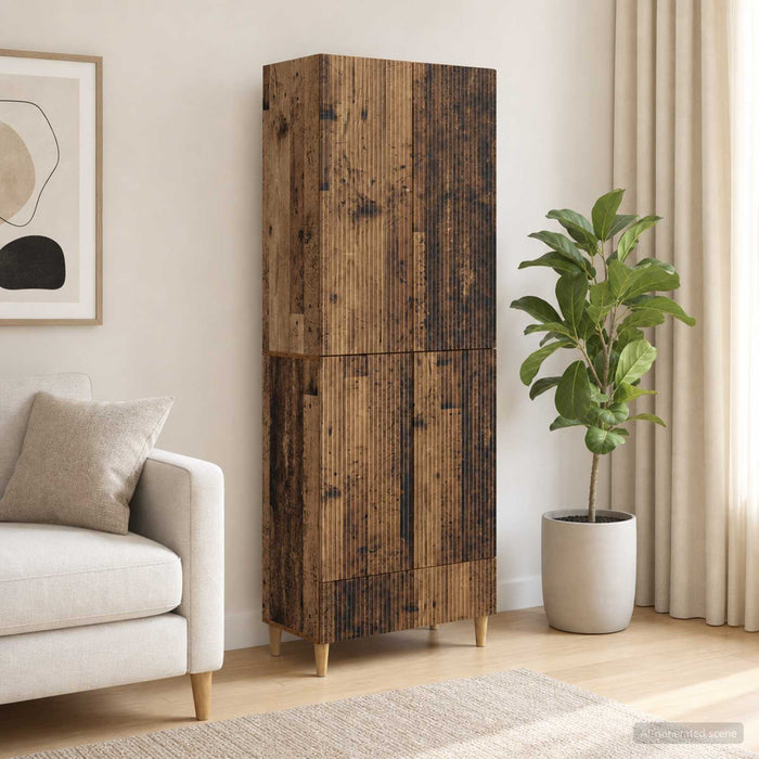 Set de Dulapuri 2 pcs 66 x 34,5 x 95 cm Lemn prelucrat - WALTI WALTI