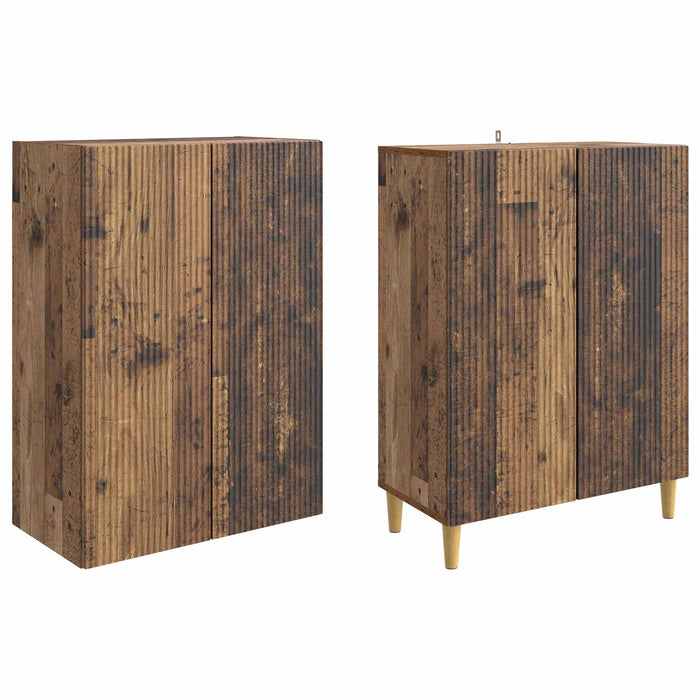 Set de Dulapuri 2 pcs Lemn vechi 66 x 34,5 x 90 cm WALTI