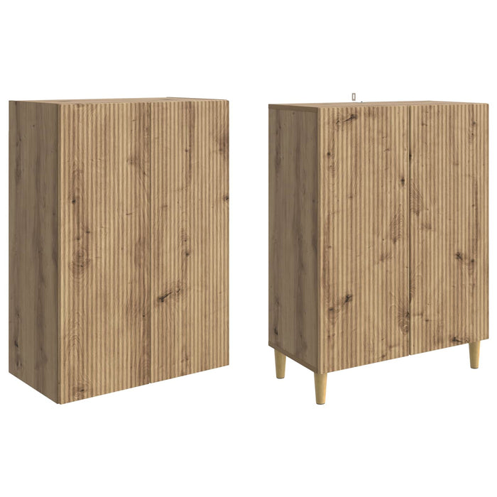 Set de Dulapuri 2 pcs Stejar Artizanal 66 x 34,5 x 90 cm WALTI