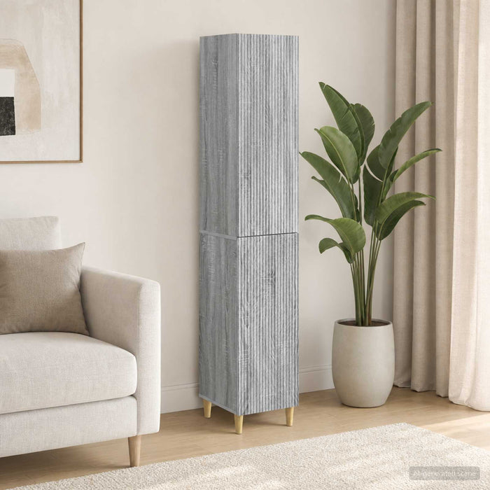 Set de Dulapuri 2 pcs 33 x 34,5 x 90 cm Lemn prelucrat - WALTI WALTI