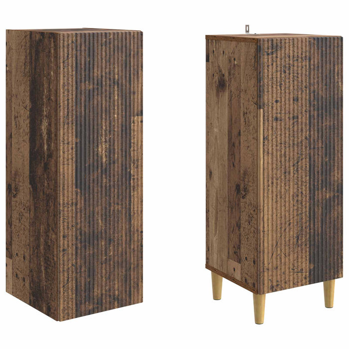 Set de Dulapuri 2 pcs Lemn vechi 33 x 34,5 x 90 cm WALTI
