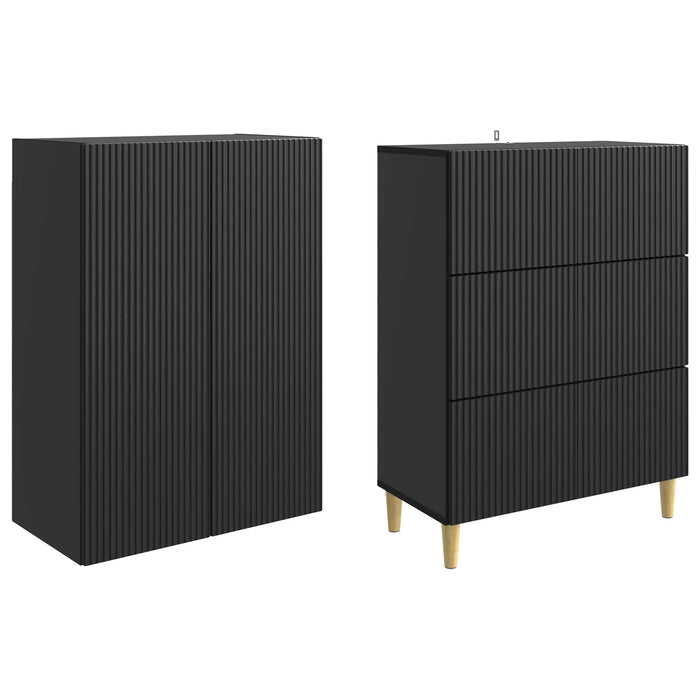 Set de Dulapuri 2 pcs 66 x 34,5 x 90 cm Lemn prelucrat WALTI