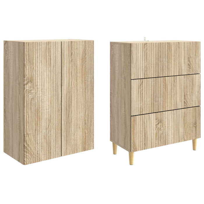 Set de Dulapuri 2 pcs Stejar Sonoma 66 x 34,5 x 90 cm WALTI