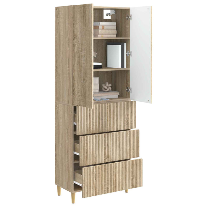 Set de Dulapuri 2 pcs Stejar Sonoma 66 x 34,5 x 90 cm WALTI