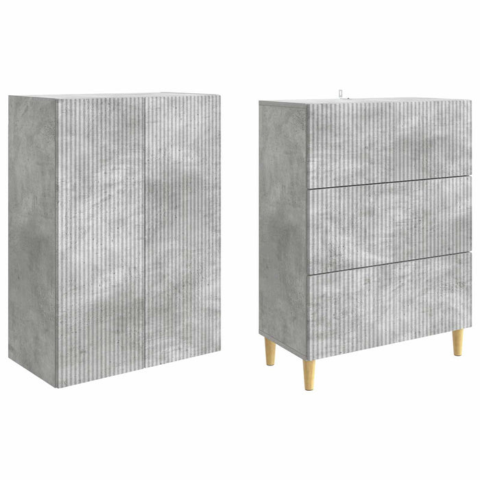 Set de Dulapuri 2 pcs 66 x 34,5 x 90 cm Lemn prelucrat WALTI