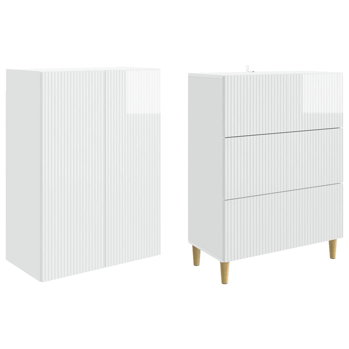 Set de Dulapuri 2 pcs 66 x 34,5 x 90 cm Lemn prelucrat WALTI