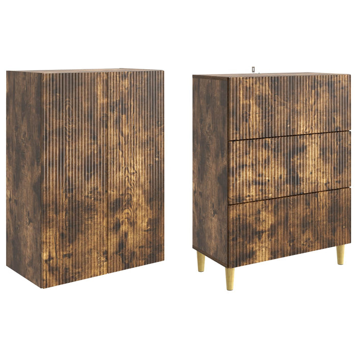 Set de Dulapuri 2 pcs 66 x 34,5 x 90 cm Lemn prelucrat WALTI