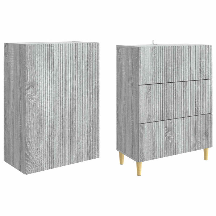 Set de Dulapuri 2 pcs 66 x 34,5 x 90 cm Lemn prelucrat WALTI