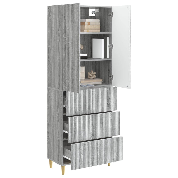 Set de Dulapuri 2 pcs 66 x 34,5 x 90 cm Lemn prelucrat WALTI