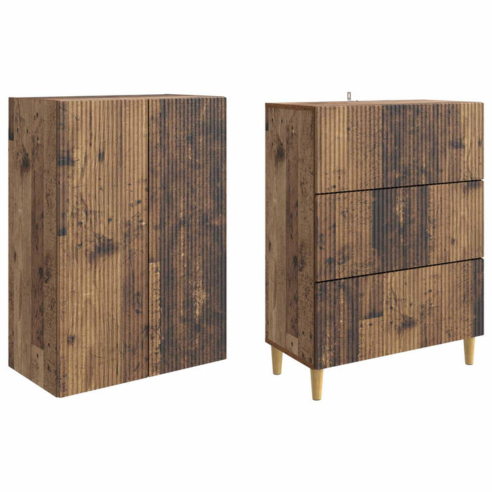 Set de Dulapuri 2 pcs 66 x 34,5 x 90 cm Lemn prelucrat WALTI